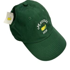 NEW WITH TAG Masters Green Caddy Hat Golf Performance Adjustable American Needle